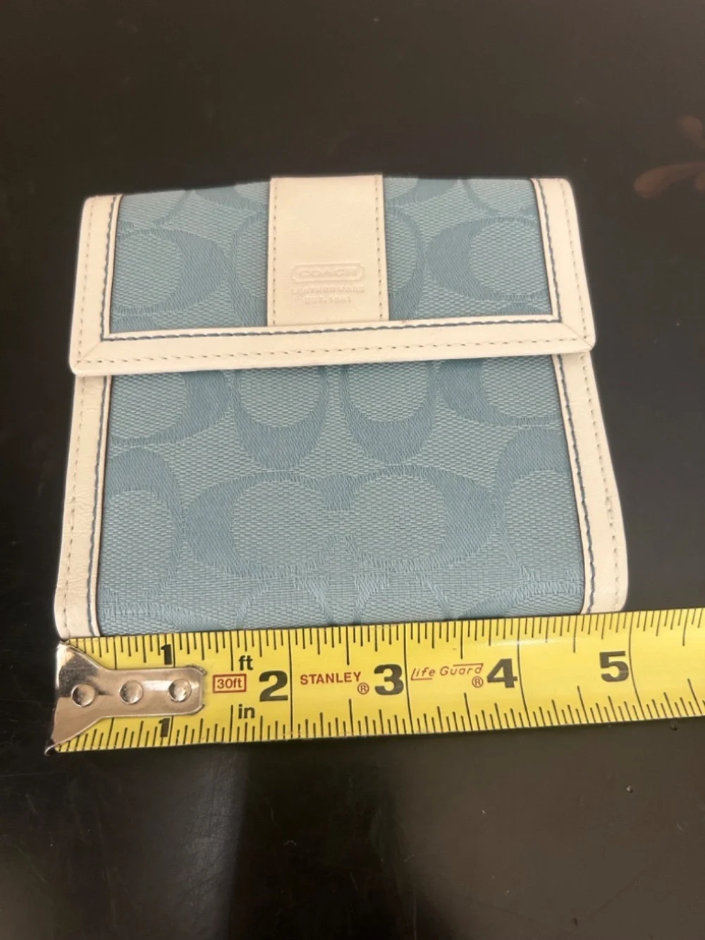 Coach Signature Jacquard Medium Wallet. NWT. Vintage